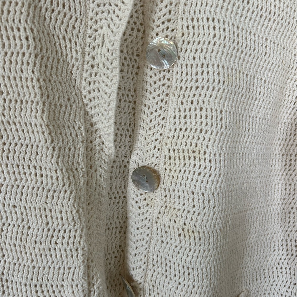 Susan Bristol Cream Button-Up Cardigan - Picture 3 of 6